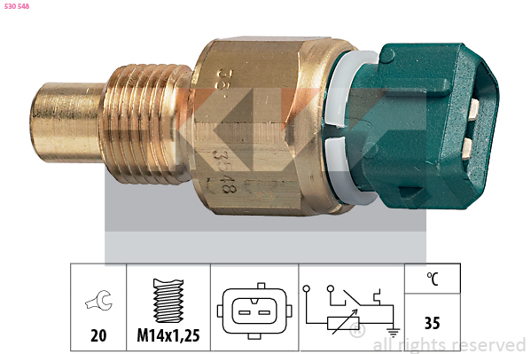 Senzor,temperatura lichid de racire 530 548 KW
